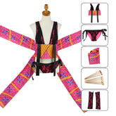 Demon Slayer: Kimetsu no Yaiba Daki Cosplay Kostüme Halloween Karneval Outfits